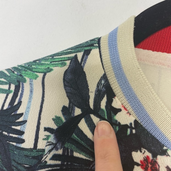 ZARA tropical bomber floral jacket - Picture 3 of 10